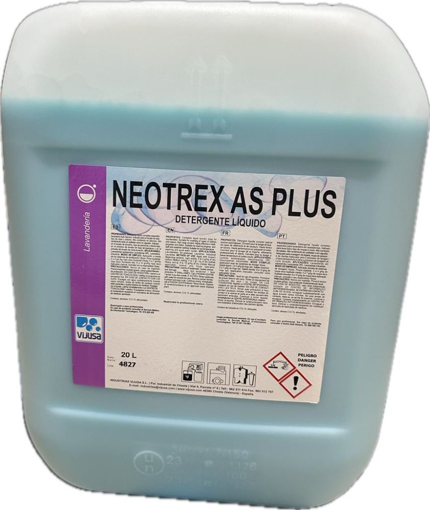 Detergente en Polvo Micronizado Neotrex Bag 20 kg